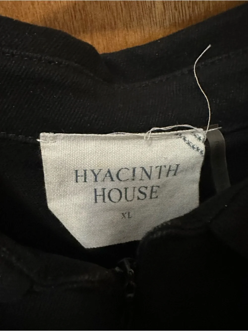 Black Mini Dress with Puff Sleeves - Picture 3 of 3